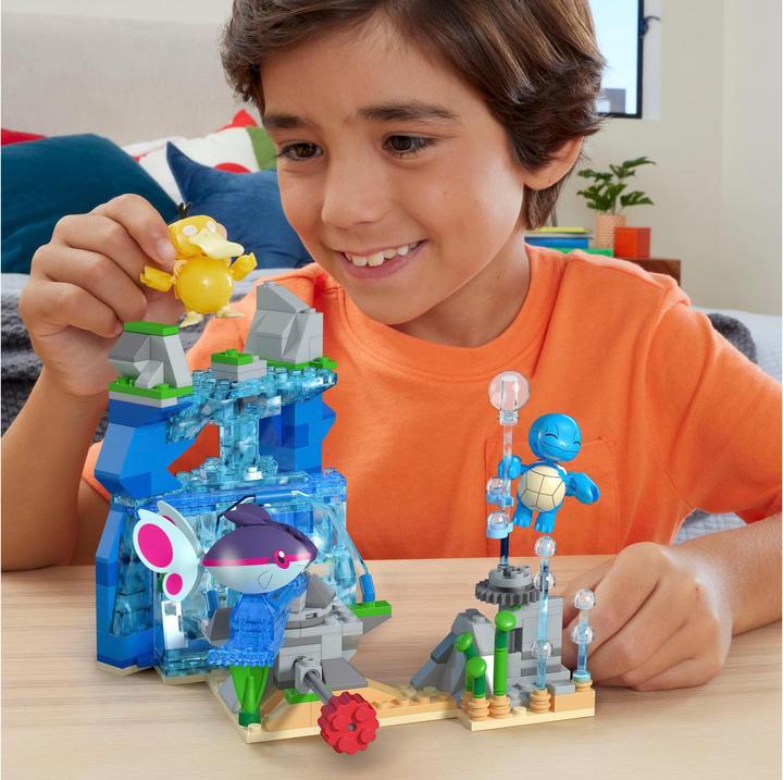 Produktbild MEGA Pokémon Wasserabenteuer Bauspielzeug-Set mit 3 Actionfiguren