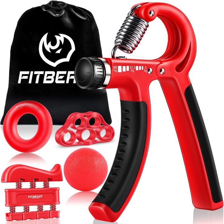 Produktbild FitBeast Handtrainer Set mit verstellbarem Grip (5-teilig)