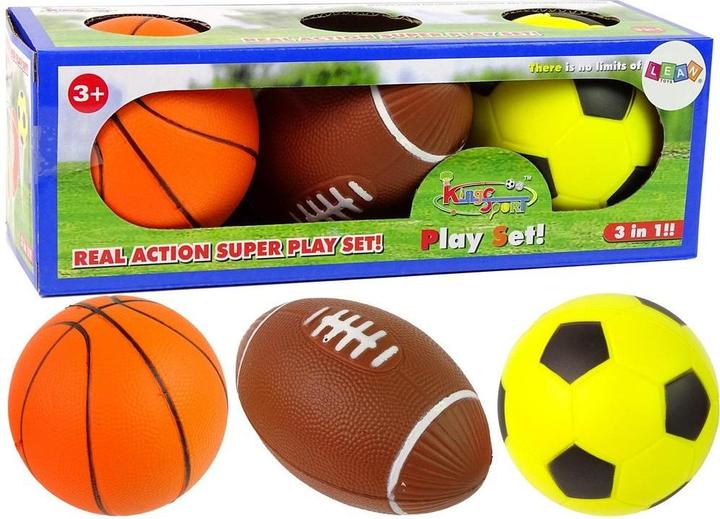 Produktbild Lean Toys Softbälle 3in1