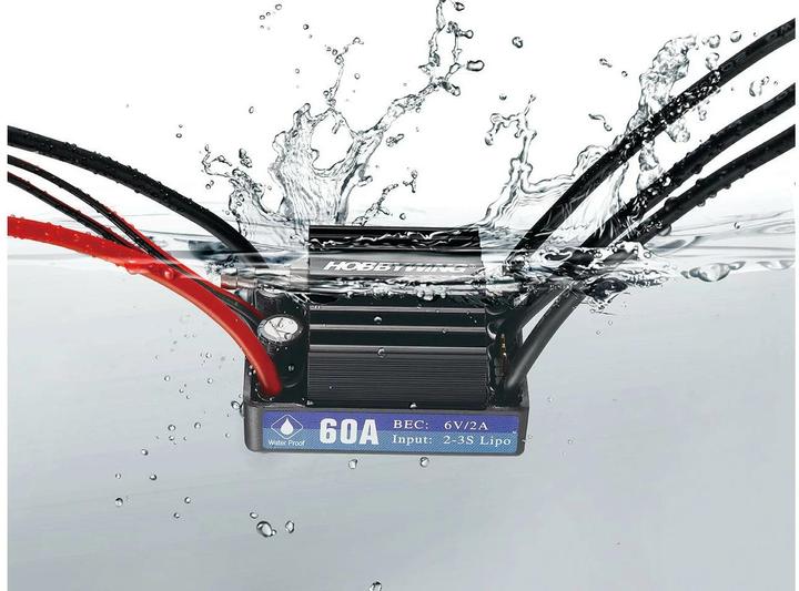 Produktbild Hobbywing Seaking Bootsregler 60A SBEC 3A 2-3s V3