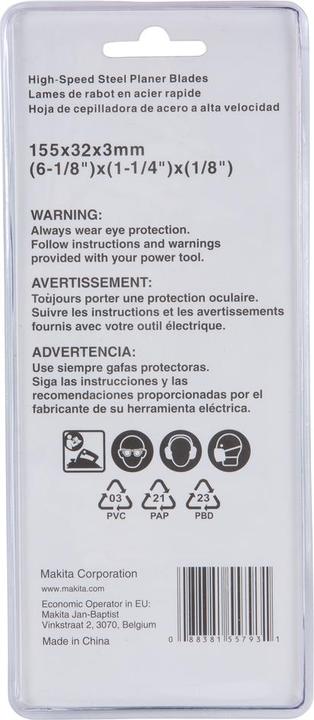 Produktbild Makita Hobelmesser HSS 155mm