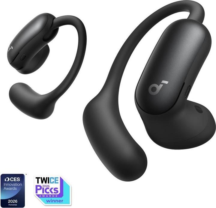 Actual product image Anker Soundcore AeroFit 2 Pro black (ANC, 34 h, Wireless)