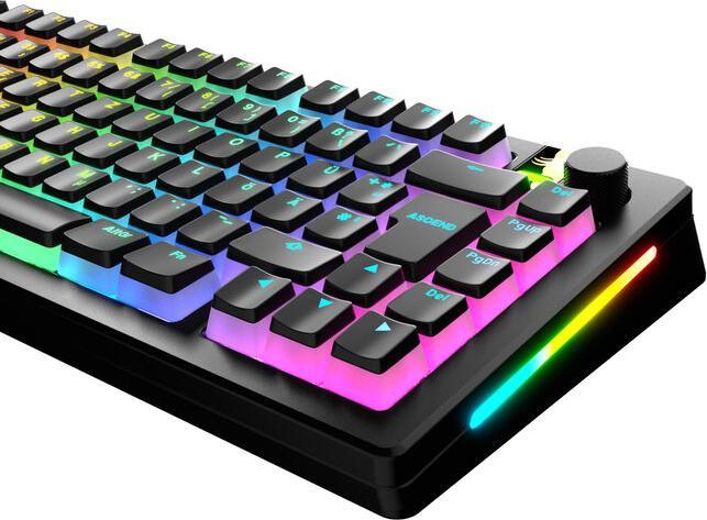 Produktbild Glorious Aura V3 Keycaps, ISO Layout (DE), PBT, Doubleshot - Schwarz