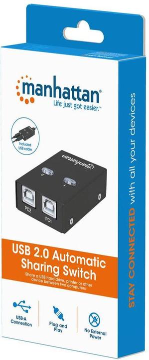 Produktbild Manhattan Umschalter (USB-B, 2 Ports)