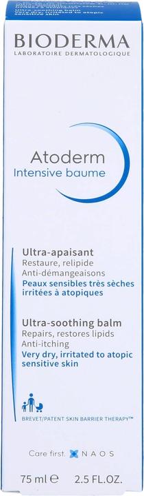 Actual product image Bioderma Hips - Atoderm Intensive Baume Ultra Soothing Balm (Body cream, 75 ml)