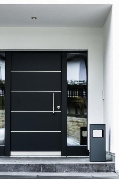 Image du produit Durable Poubelle avec cendrier 17 l, anthracite (19 l)