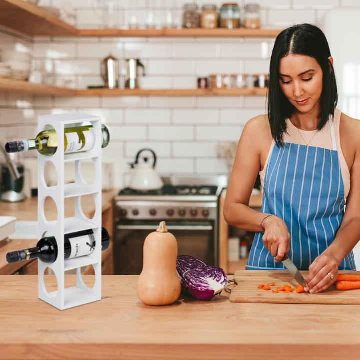 Productafbeelding Relaxdays Wijnrek (14 x 12 x 53 cm, 5 Flessen)