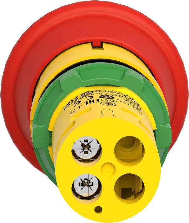 Actual product image Schneider Electric Emergency stop/emergency off push-button, Harmony XB7, monoblock, plastic, Ø22mm, red, pull