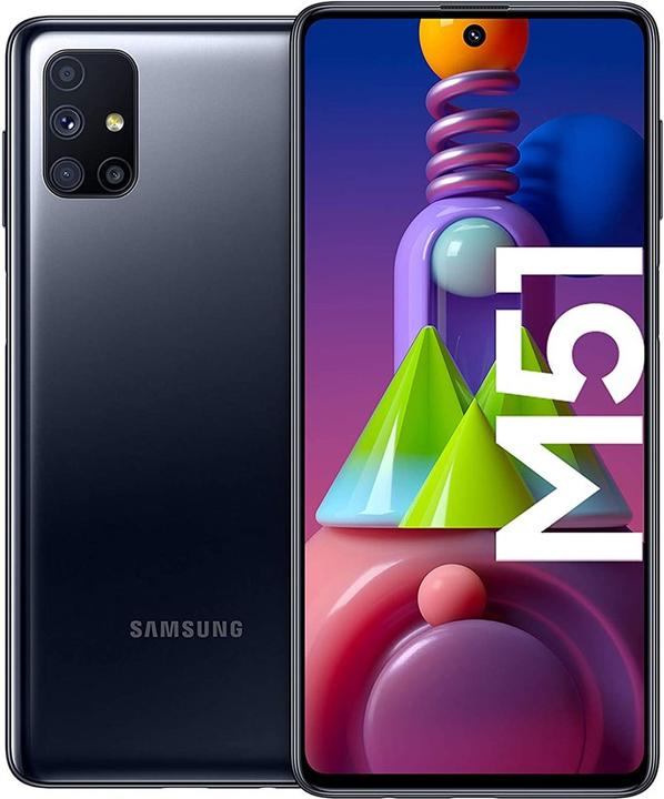 Samsung Galaxy M51 EU (128 GB, Black, 6.70", Dual SIM, 4G)