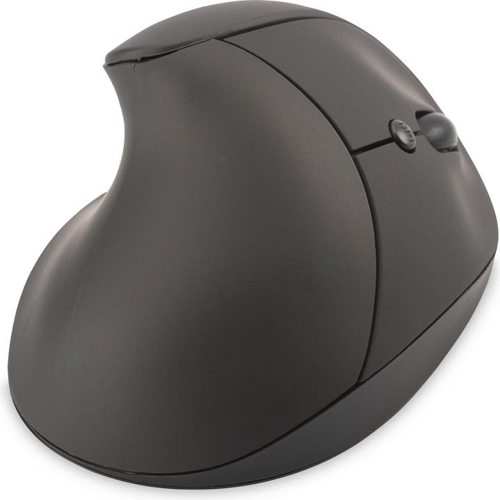 Immagine prodotto Digitus Ergonomico verticale senza fili a 6 pulsanti 1600 dpi nero (Senza fili)