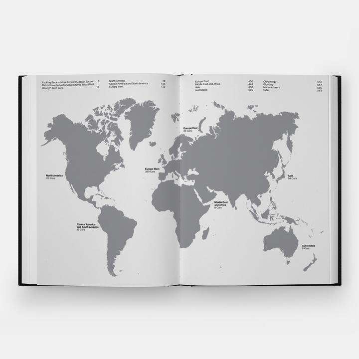Produktbild The Atlas of Car Design (Englisch, Brett Berk, Guy Bird, Jason Barlow, 2023)