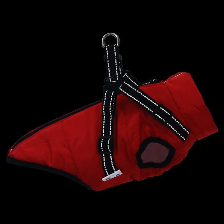 Actual product image vidaXL Dog coat with harness Waterproof Reflective (36, Dog coat)