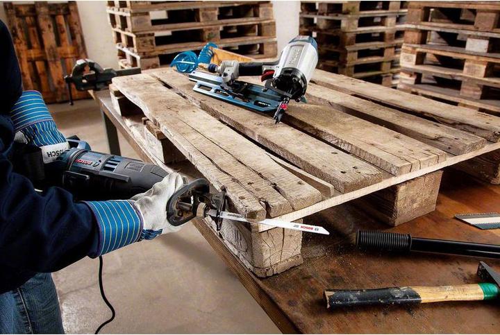 Actual product image Bosch Professional Zubehör Sabre saw blade S 722 VFR, Special for Pallet Repair, 190 mm, 0.9 mm, pack of 5