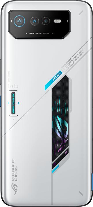 Image du produit ASUS ROG Phone 6 (512 Go, Storm White, 6.78", Double SIM, 5G)