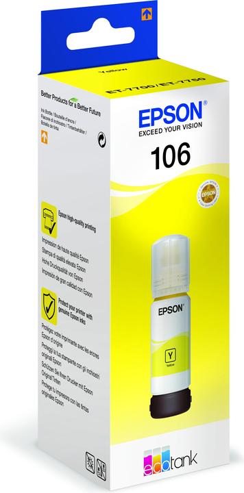 Image du produit Epson 106 EcoTank Ink (Y)