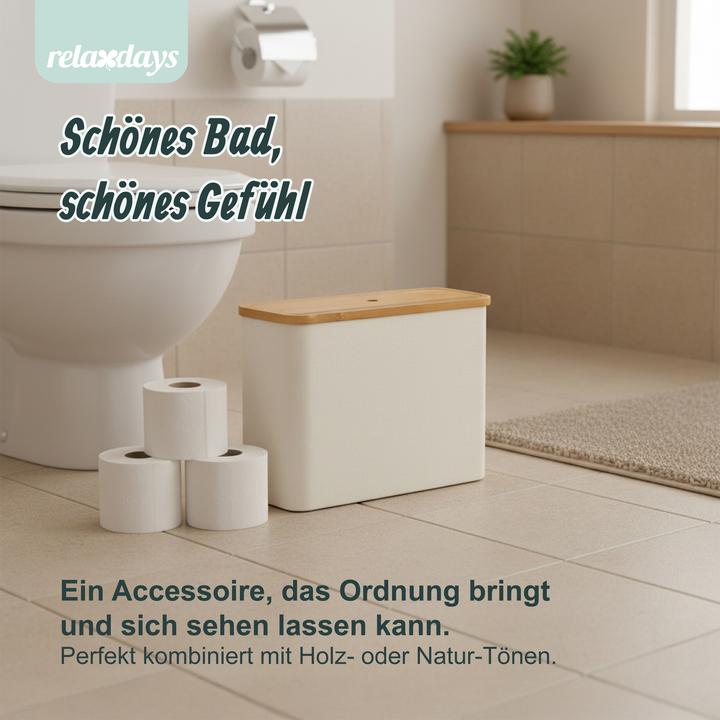 Actual product image Relaxdays Toilettenpapier-Aufbewahrung