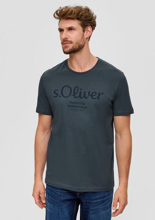 Actual product image S.Oliver T-Shirt Casual Bequem sitzend Logo T-Shirt (3XL)