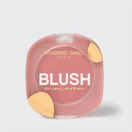 Actual product image Vivienne Sabó Vivienne Sabo Matte Face Blush 'Macaron' Soft Pink 4.1g (Soft Pink)