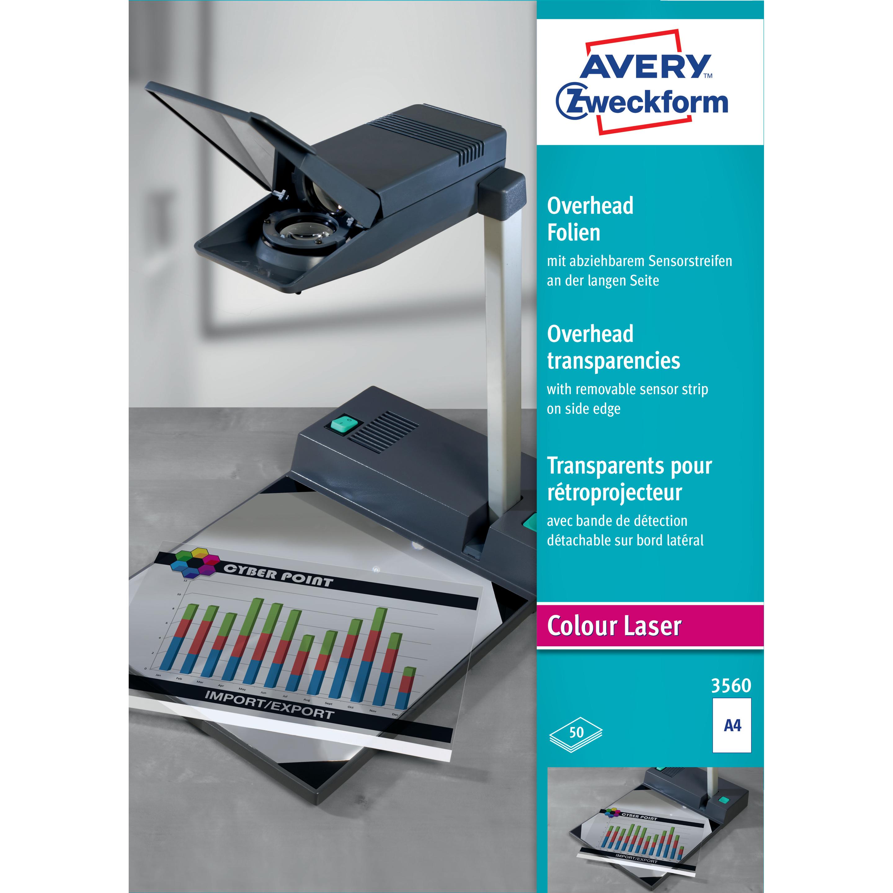 Avery, Zubehör Präsentieren, Overhead-Folien