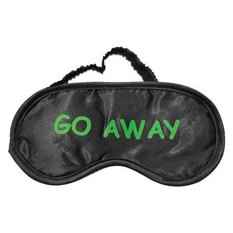 Ahava, Reisaccessoires, Slaapmasker Ga Weg Citaten, Groen, (Slaapmasker)