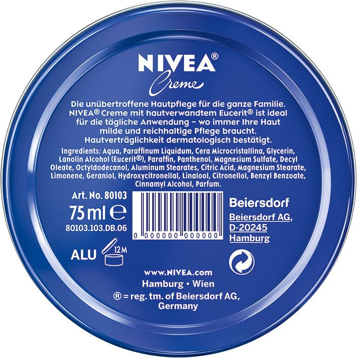 Produktbild NIVEA Creme Dose (Körpercreme, 75 ml)