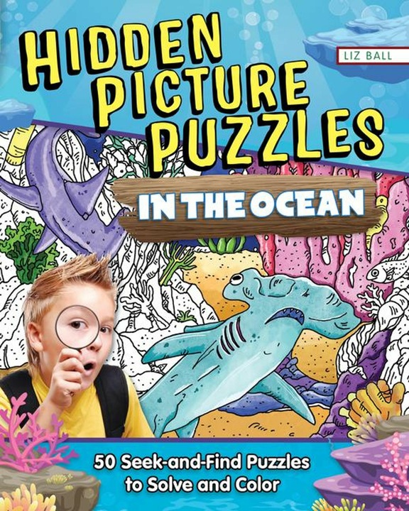Actual product image Hidden Picture Puzzles in the Ocean (English, Liz Ball)