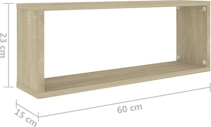 Immagine prodotto vidaXL Wandregal (15 x 15 x 23 cm)