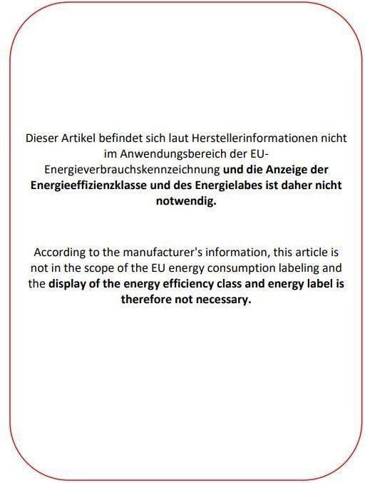 Energy Label Weber Home KB25 (32 l)