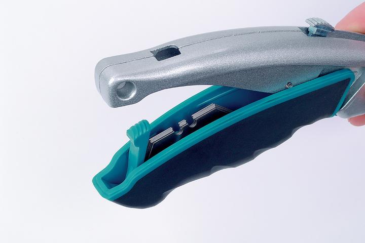 Produktbild wolfcraft 1 Schnellwechsel Profi-Messer einzKlinge (Cutter)