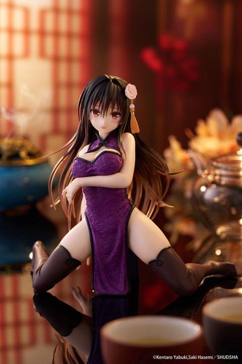 Actual product image Taito To Love Ru Darkness Desktop Cute PVC Statue Yui Kotegawa (Chinese Dress Ver.) 13 cm