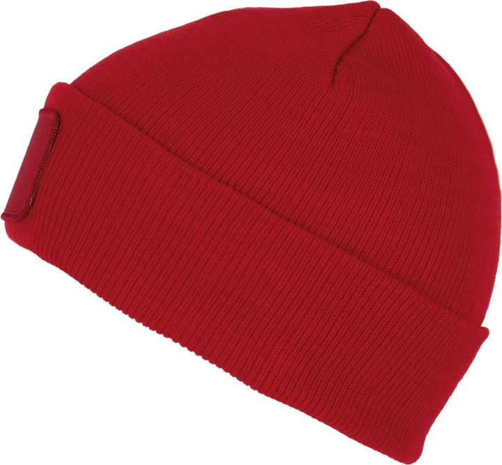 Actual product image K-up Recycled beanie with patch
