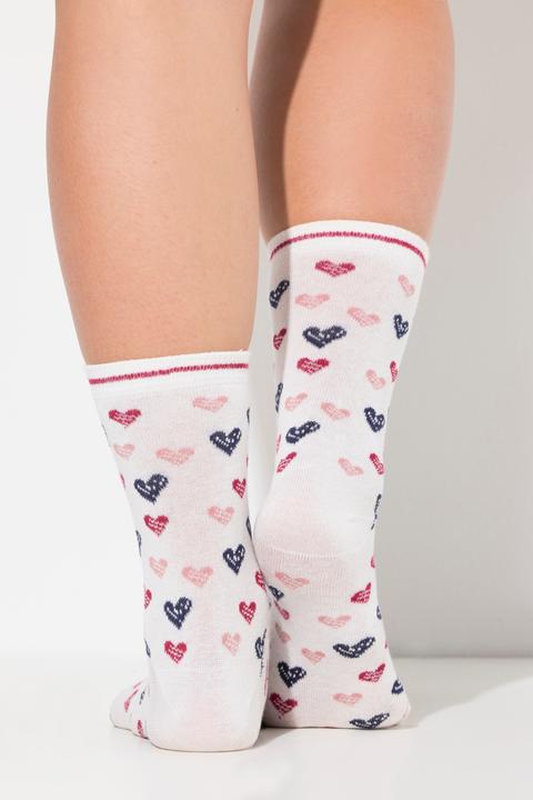 Immagine prodotto Ulla Popken Calze corte in confezione da quattro con Love (confezione da 4, 50/56)