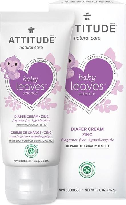 Actual product image Attitude Nappy cream zinc
