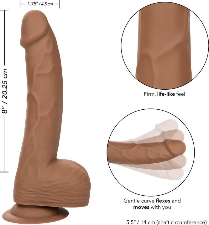 Image du produit CalExotics California Exotics Bottes En Silicone 20,32 cm Marron