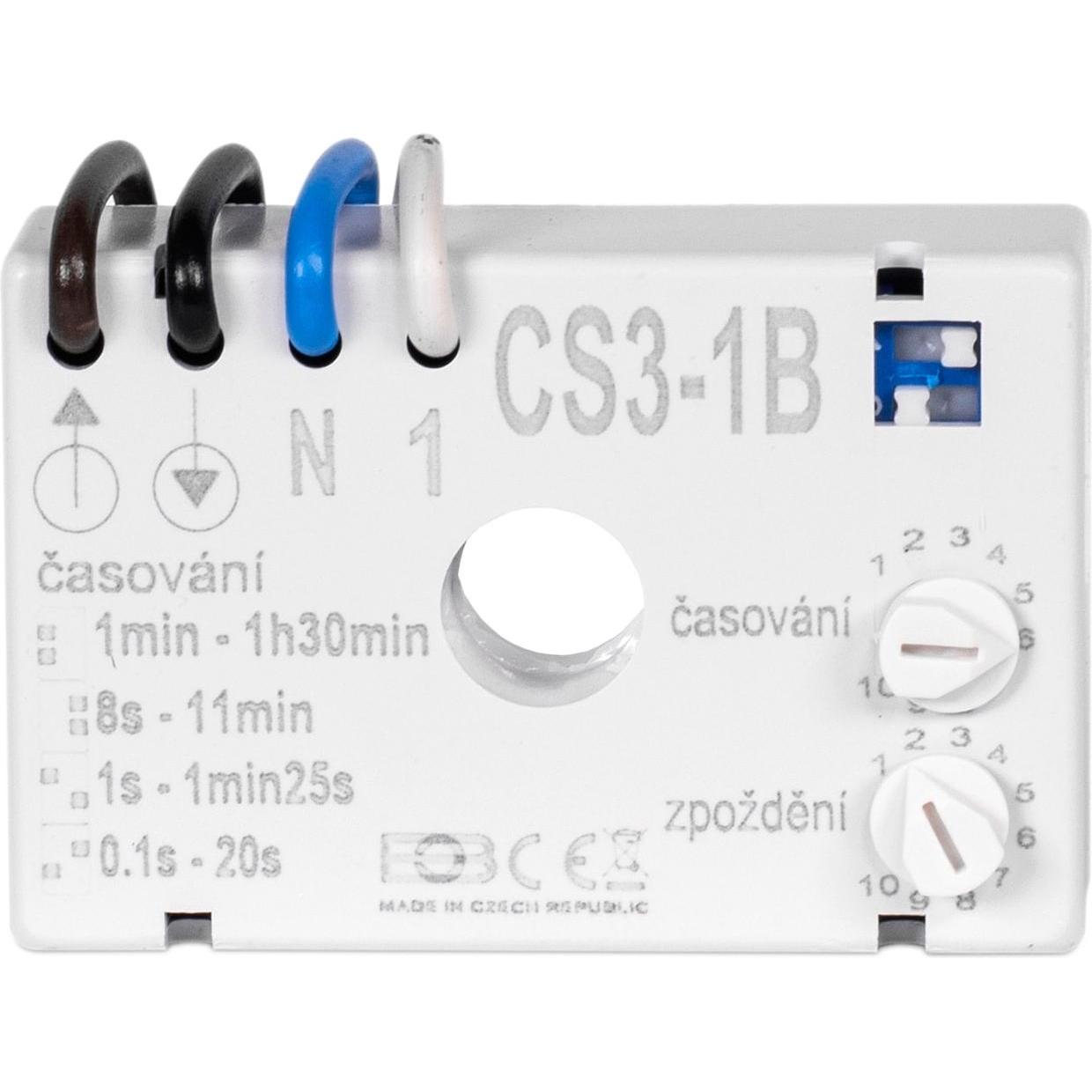 Thumbnail - Elektrobock CS3-1B, Taster + Schalter, Weiss