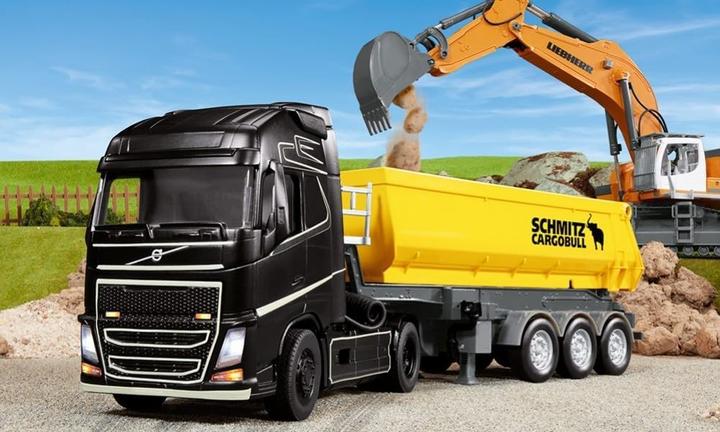 Actual product image Siku 3-axle dump semi-trailer