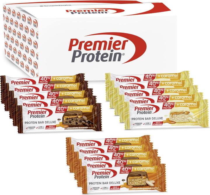 Produktbild Premier Protein Deluxe (750 g, 15 Stk.)