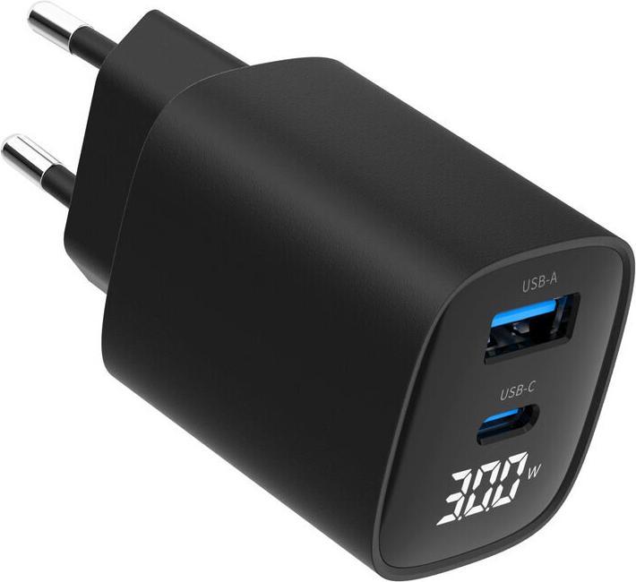 Produktbild Gembird TA-UC-PDQC30LCD-BK-01 (30 W)