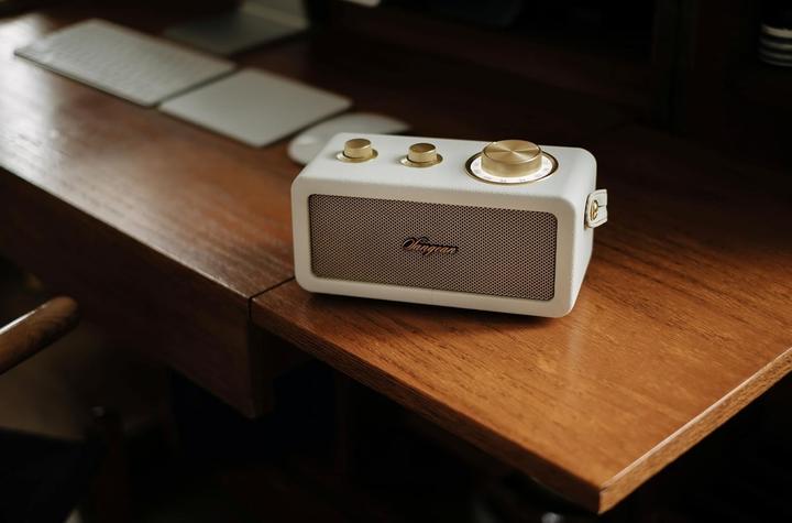 Image du produit Sangean RA-101 Radio à piles FM Bluetooth®, AUX rechargeable Ivory, Gold (FM, Bluetooth)