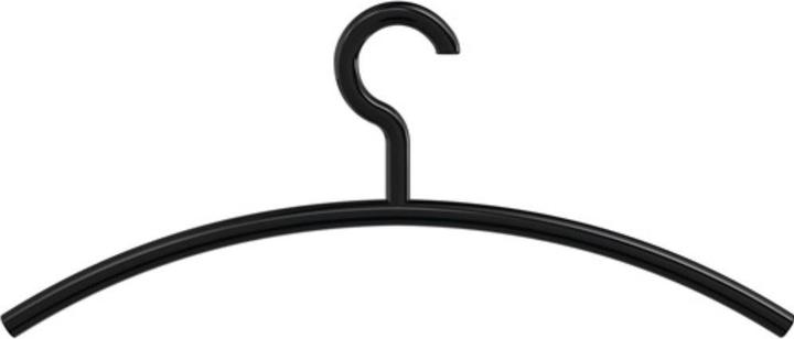 Hewi Kleerhanger 570.3B 90 kunststof 90 diep zwart mat Breedte 450 mm Hoogte 190 mm (1 x)
