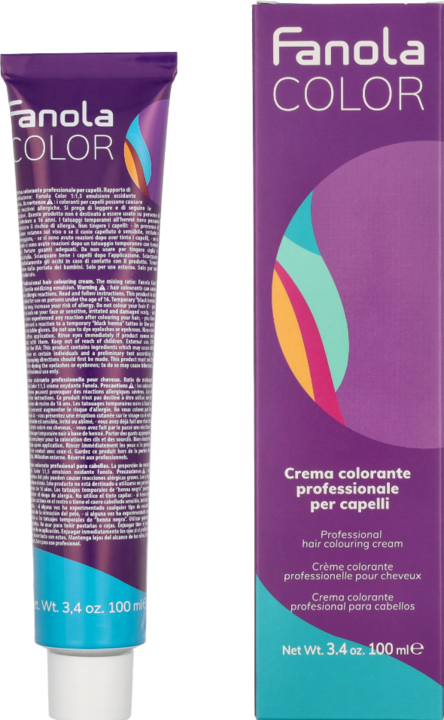 Actual product image Fanola 4*00 Castaño Intenso 100ml (4.0 Medium Brown Intense)