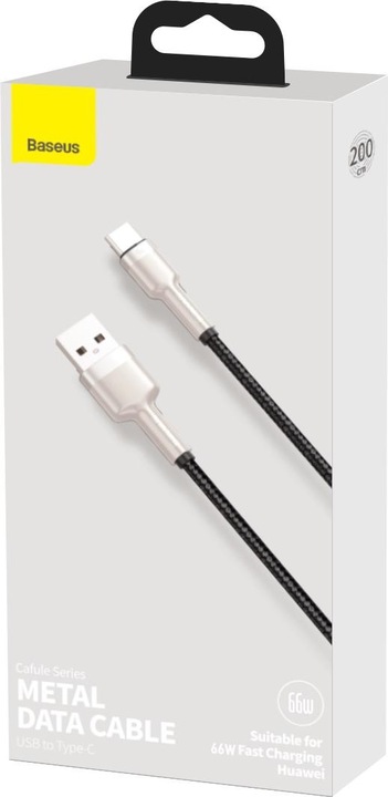 Actual product image Baseus USB type A - USB type C (2 m, USB 2.0)