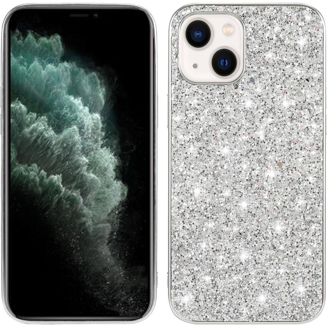 König Design Schutz Handy Hülle für Apple iPhone 15 Plus Case Cover Glitzer Bumper Etuis Neu (Apple iPhone 15 Plus), Sma...