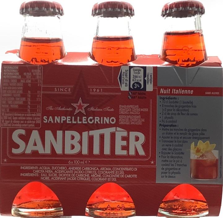 Image du produit San Pellegrino Sanbittèr (6 x 10 cl)