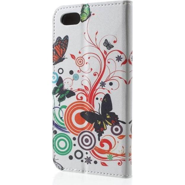 Thumbnail - MU Style Leder Bookcover Image Series (Huawei Y5 (2018)), Smartphone Hülle, Mehrfarbig