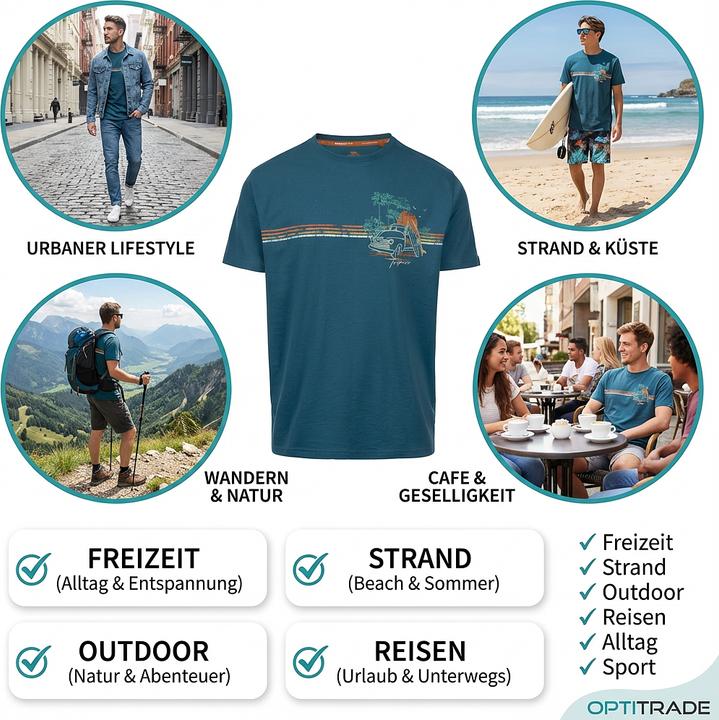 Produktbild Trespass ZAMA Herren T-shirt (XL)