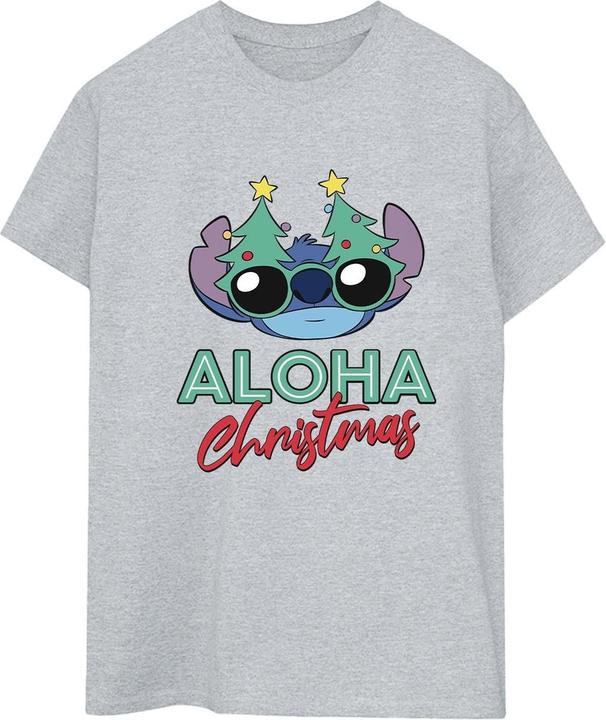 Image du produit Disney - T-shirt LILO AND STITCH CHRISTMAS TREE SHADES - Femme (XXL)