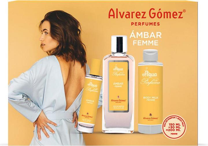 Actual product image Alvarez Gomez Ambar 150 EDP + BL200 + 30 EDP (Eau de parfum, 7.62 ml)