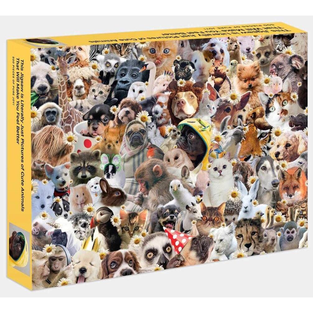 Abrams & Chronicle This Jigsaw is Literally Just Pictures of Cute Animals That Will Make You Feel Better (500 Teile)