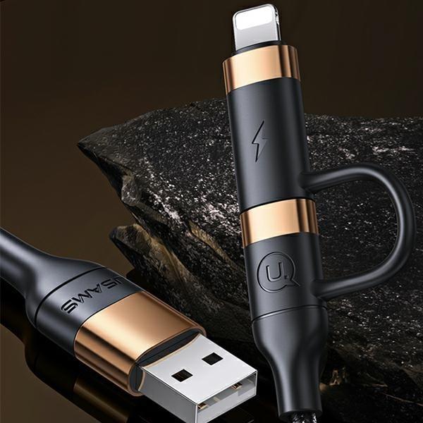 Produktbild Usams USB cable Braided cable U62 2xUSB-C (1.20 m, USB 3.0, 60 W)
